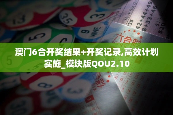 澳门6合开奖结果+开奖记录,高效计划实施_模块版QOU2.10