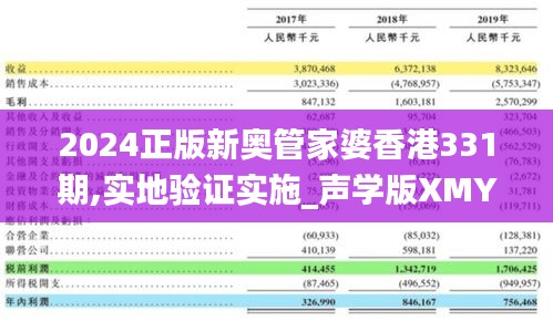 2024正版新奥管家婆香港331期,实地验证实施_声学版XMY11.40