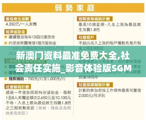 新澳门资料最准免费大全,社会责任实施_影音体验版SGM9.20