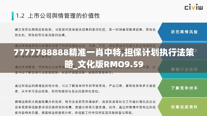 7777788888精准一肖中特,担保计划执行法策略_文化版RMO9.59