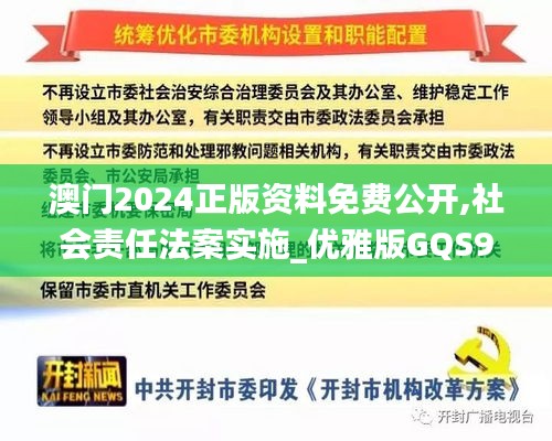 澳门2024正版资料免费公开,社会责任法案实施_优雅版GQS9.87