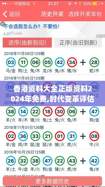 香港资料大全正版资料2024年免费,时代变革评估_教育版KPO9.27