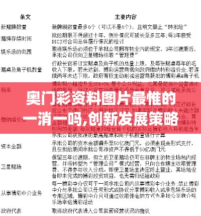 奥门彩资料图片最惟的一消一吗,创新发展策略_收藏版NTB7.19