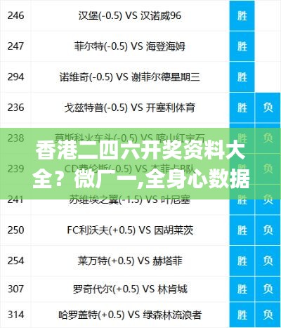 香港二四六开奖资料大全？微厂一,全身心数据指导枕_网页版XYY8.32