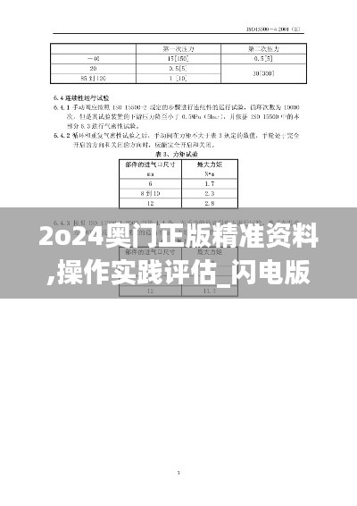 2o24奥门正版精准资料,操作实践评估_闪电版BUX30.238