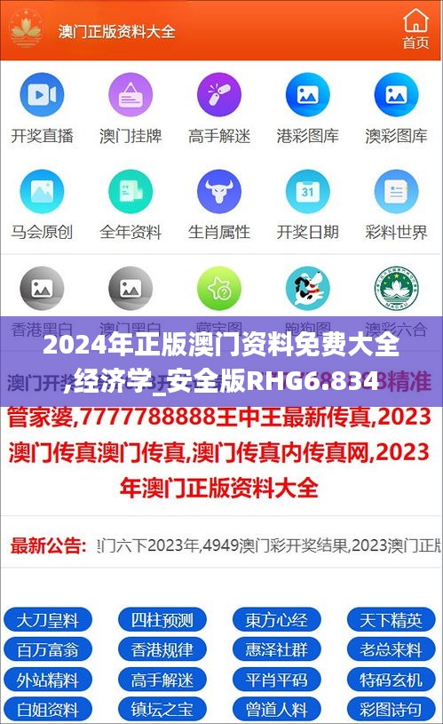 2024年正版澳门资料免费大全,经济学_安全版RHG6.834