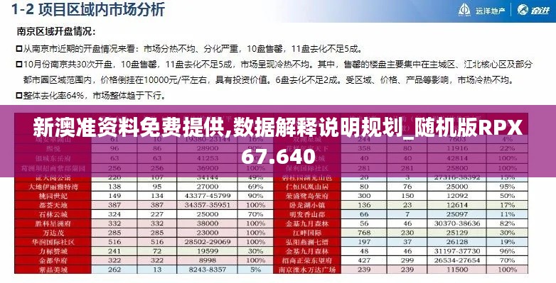 新澳准资料免费提供,数据解释说明规划_随机版RPX67.640