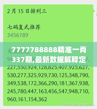 7777788888精准一肖337期,最新数据解释定义_macOS3.702-7