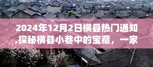 探秘横县宝藏小店，横县小巷特色魅力揭秘，热门通知！