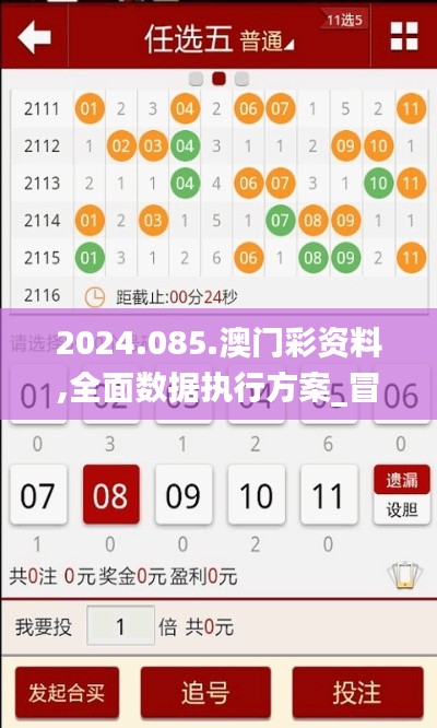 2024.085.澳门彩资料,全面数据执行方案_冒险款4.488