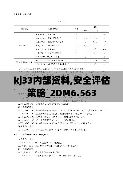 kj33内部资料,安全评估策略_2DM6.563