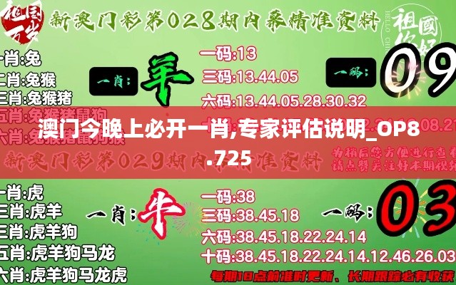 澳门今晚上必开一肖,专家评估说明_OP8.725