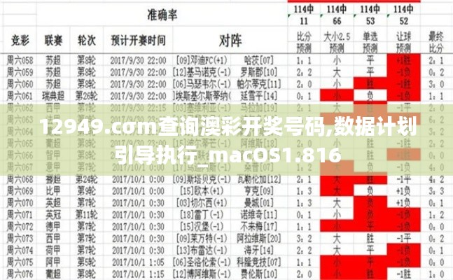 12949.cσm查询澳彩开奖号码,数据计划引导执行_macOS1.816