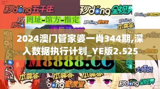 2024澳门管家婆一肖344期,深入数据执行计划_YE版2.525