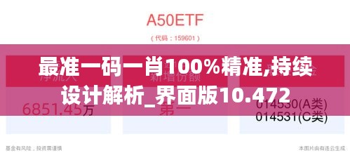 最准一码一肖100%精准,持续设计解析_界面版10.472