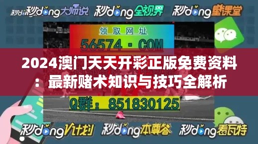 2024澳门天天开彩正版免费资料：最新赌术知识与技巧全解析