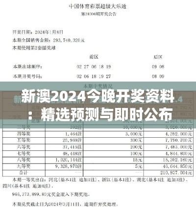 新澳2024今晚开奖资料：精选预测与即时公布