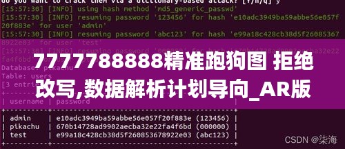 7777788888精准跑狗图 拒绝改写,数据解析计划导向_AR版8.354