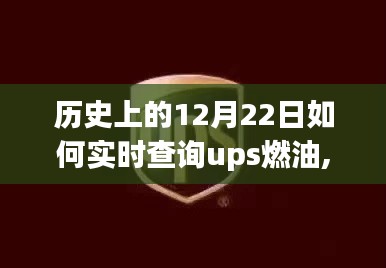 历史上的12月22日UPS燃油实时查询指南，变化中学习，成就梦想之旅