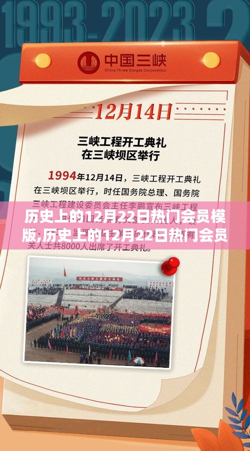 历史上的12月22日热门会员全面评测与介绍，模板、评测一网打尽！