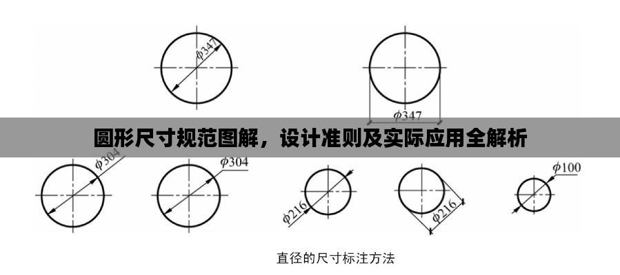 圆形尺寸规范图解，设计准则及实际应用全解析