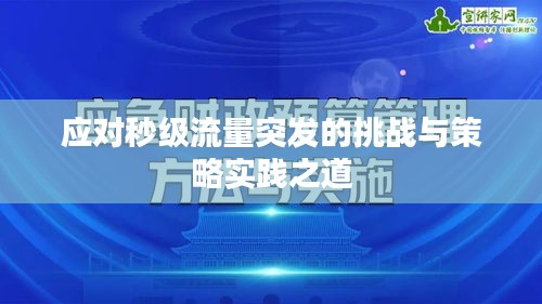 应对秒级流量突发的挑战与策略实践之道