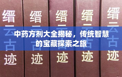 中药方剂大全揭秘，传统智慧的宝藏探索之旅